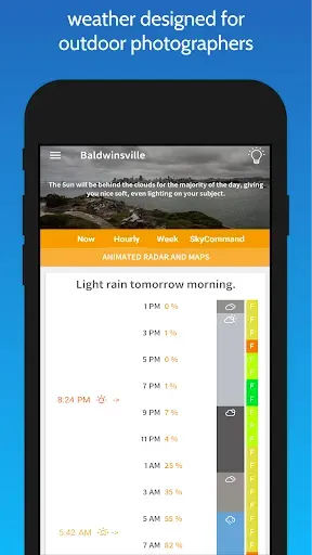 Скриншот 1 — Fotocast - Weather Forecast fo