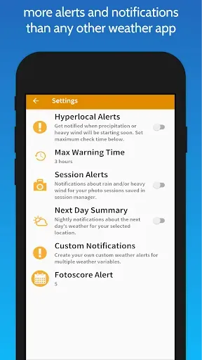Скриншот 7 — Fotocast - Weather Forecast fo