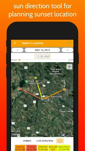 Скриншот 4 — SkyCandy - Sunset Forecast App
