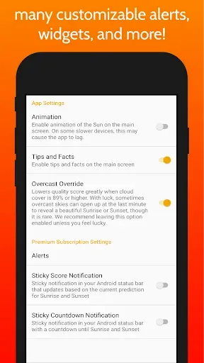 Скриншот 7 — SkyCandy - Sunset Forecast App