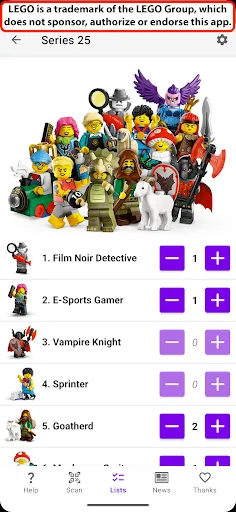 Скриншот 3 — Minifig Scan