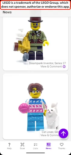 Скриншот 6 — Minifig Scan