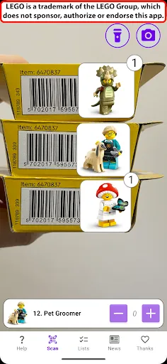 Скриншот 7 — Minifig Scan