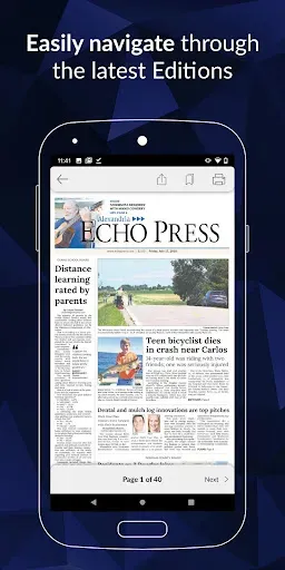 Скриншот 2 — Alexandria Echo Press E-Paper