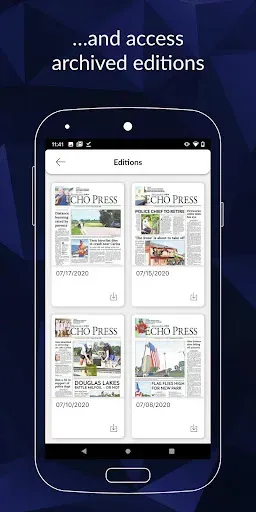 Скриншот 5 — Alexandria Echo Press E-Paper