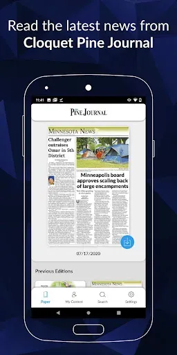 Скриншот 1 — Cloquet Pine Journal E-paper