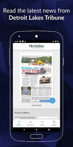 Скриншот 1 — Detroit Lakes Tribune E-paper