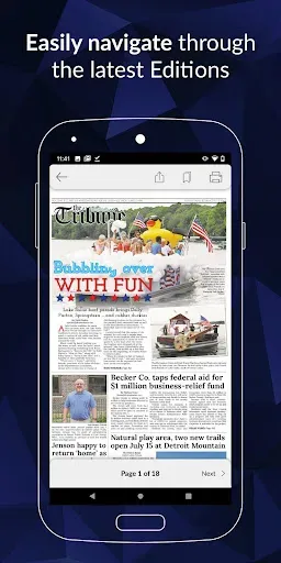 Скриншот 2 — Detroit Lakes Tribune E-paper