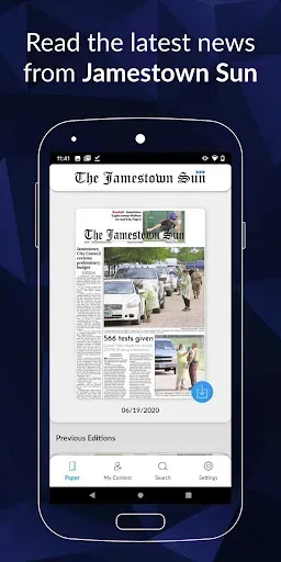 Скриншот 1 — Jamestown Sun E-paper