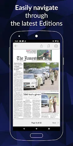Скриншот 2 — Jamestown Sun E-paper