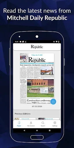 Скриншот 1 — Mitchell Republic E-paper
