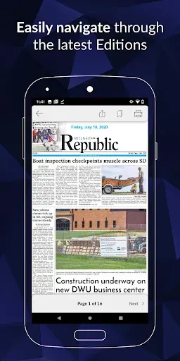 Скриншот 2 — Mitchell Republic E-paper