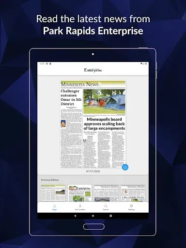 Скриншот 6 — Park Rapids Enterprise E-paper