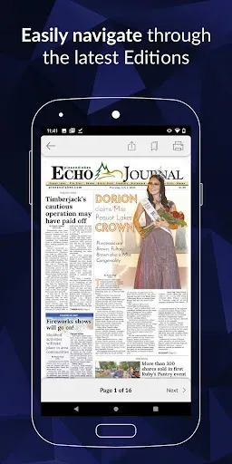 Скриншот 2 — Pine and Lakes Echo Journal E-