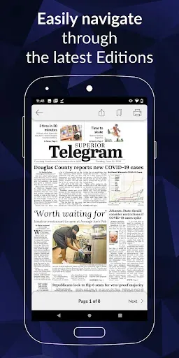 Скриншот 2 — Superior Telegram E-paper