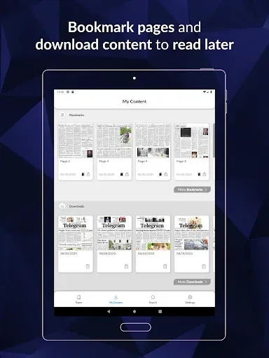 Скриншот 8 — Superior Telegram E-paper