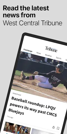 Скриншот 1 — West Central Tribune E-paper