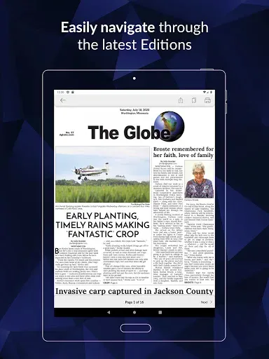 Скриншот 7 — The Globe E-paper