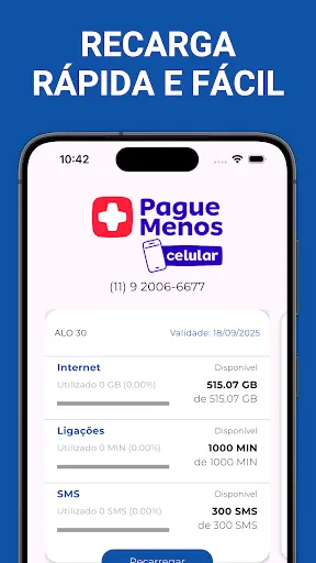 Скриншот 1 — Pague Menos Celular