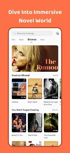 Скриншот 6 — Allnovel - Read Book & Story