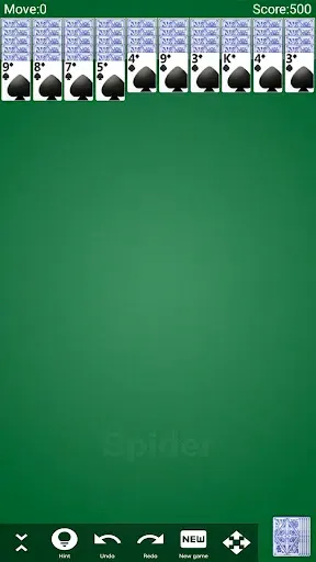 Скриншот 2 — Spider Solitaire