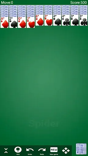 Скриншот 4 — Spider Solitaire