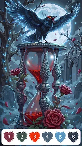 Скриншот 1 — Dark Aesthetic Color by Number
