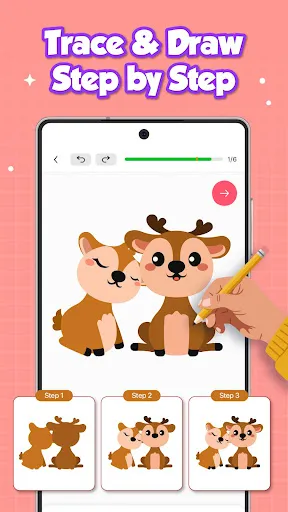 Скриншот 3 — Easy Draw: Learn How to Draw
