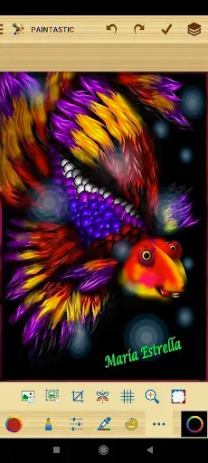 Скриншот 1 — Paintastic: draw, color, paint