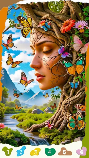 Скриншот 5 — Abstract Surreal Coloring Game