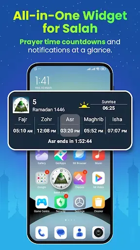 Скриншот 3 — Salah Clock 360 - Quran Islam