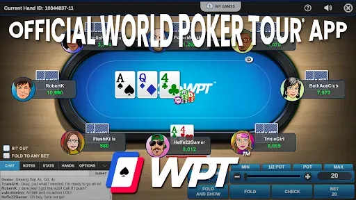 Скриншот 4 — ClubWPT: Free Poker, Casino