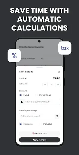 Скриншот 4 — Quick Invoice Maker — Billing
