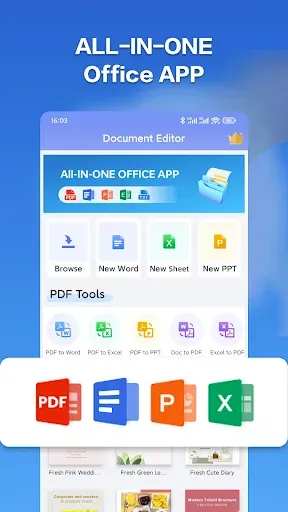 Скриншот 1 — Document Editor:Word,Sheet,PDF
