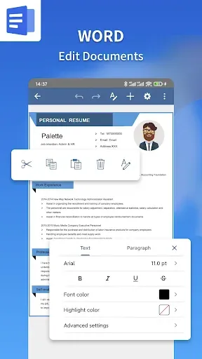 Скриншот 2 — Document Editor:Word,Sheet,PDF