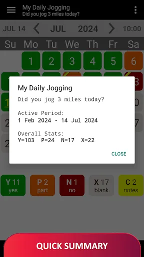 Скриншот 8 — Habit Calendar: Habits Tracker