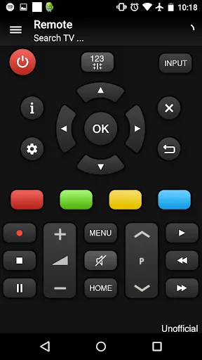 Скриншот 1 — Remote for Panasonic TV