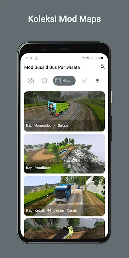 Скриншот 3 — MOD Bussid Bus Pariwisata