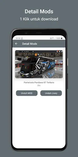 Скриншот 5 — MOD Bussid Bus Pariwisata