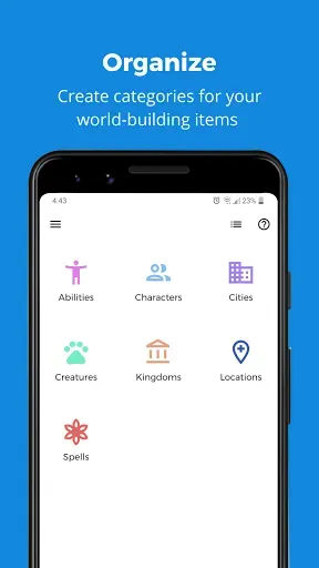 Скриншот 3 — Writer Companion | World-Build