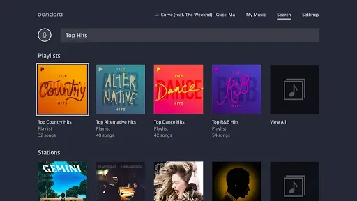 Скриншот 3 — Pandora Music for TV
