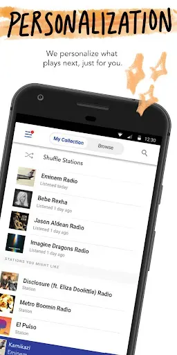 Скриншот 2 — Pandora - Music & Podcasts