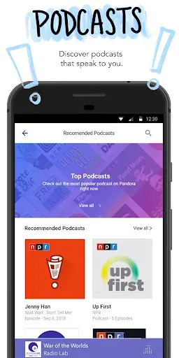 Скриншот 5 — Pandora - Music & Podcasts