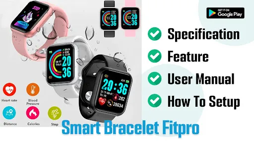 Скриншот 3 — Smart Bracelet Fitpro App Hint