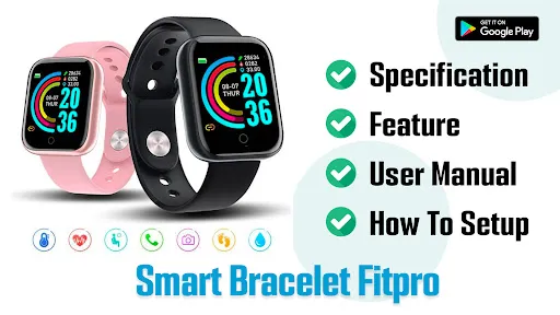 Скриншот 4 — Smart Bracelet Fitpro App Hint