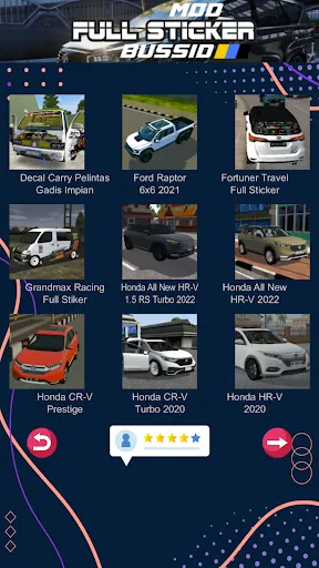 Скриншот 3 — Mod Bussid Mobil Full Sticker