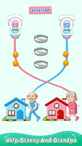 Скриншот 1 — Granny Rush: Рисуем и Спасаем