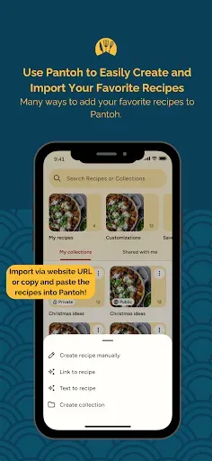 Скриншот 3 — Pantoh: Your Recipes, Your Way