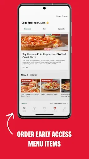 Скриншот 4 — Papa Johns Pizza & Delivery
