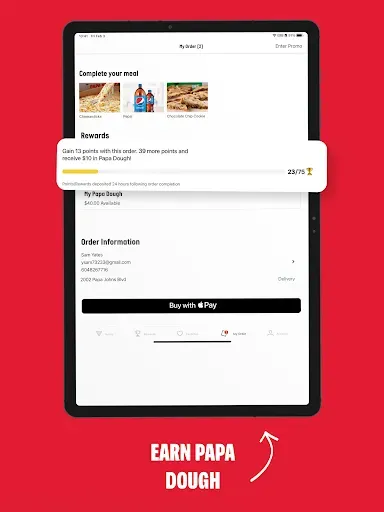 Скриншот 8 — Papa Johns Pizza & Delivery